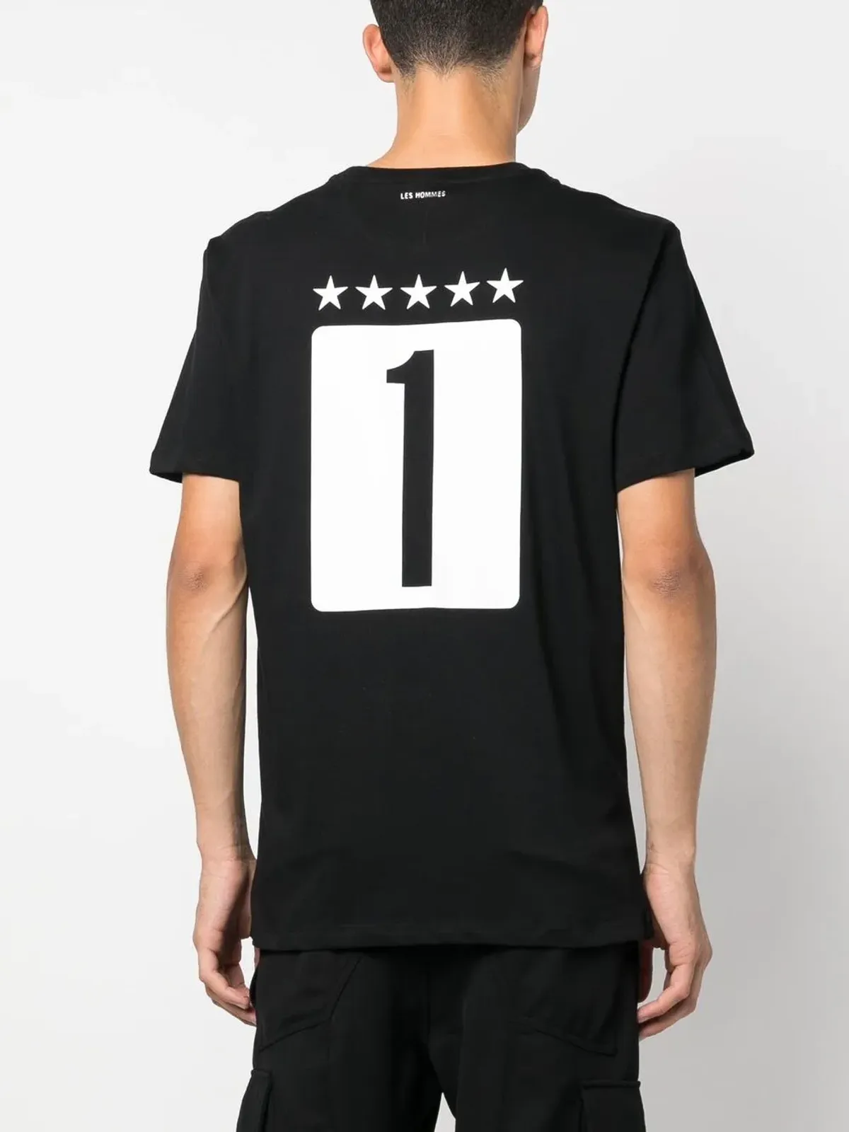 LES HOMMES ロゴプリントTシャツ - 画像4