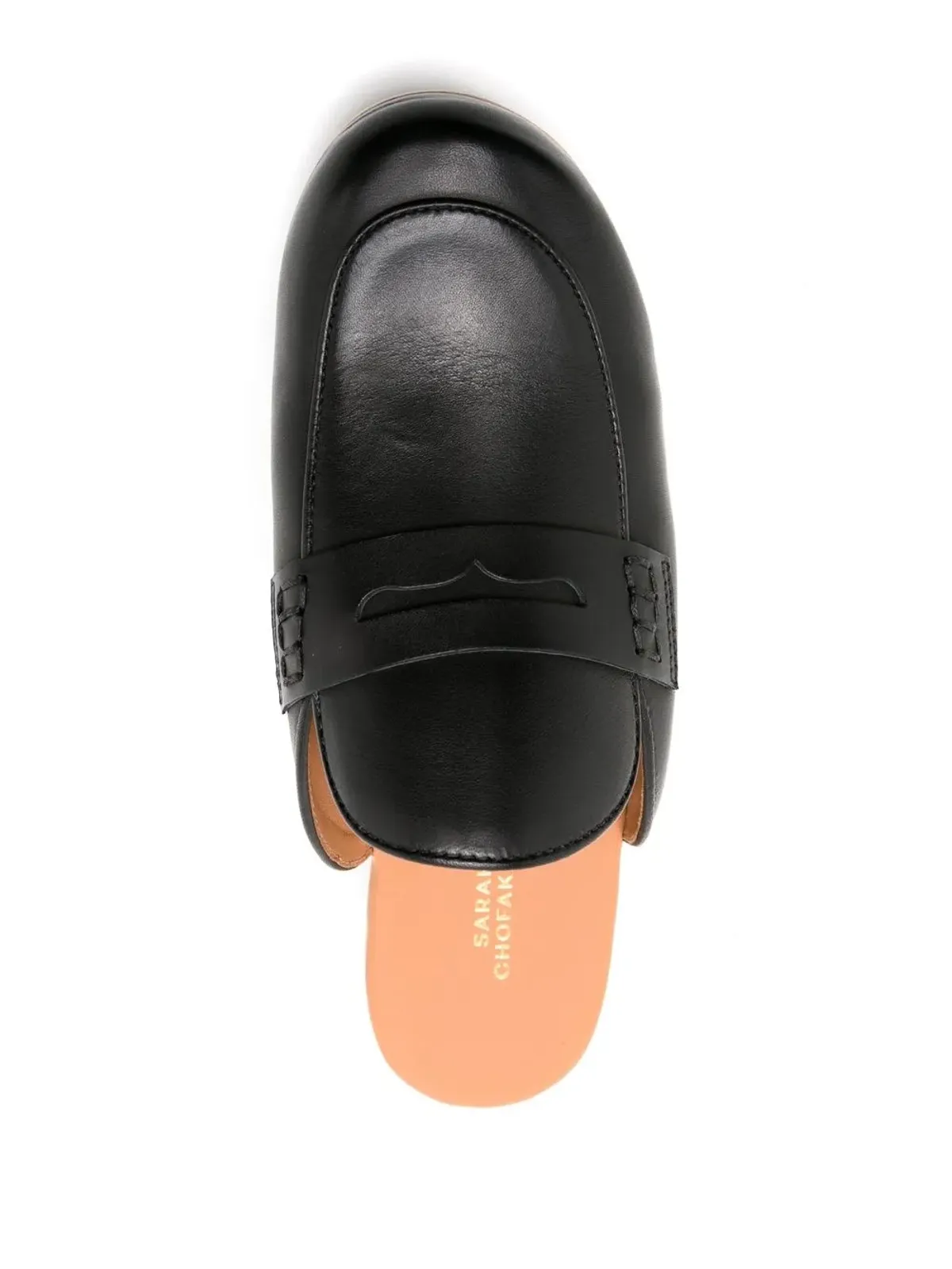 Sarah Chofakian Sarah leather clogs - Black - 画像4