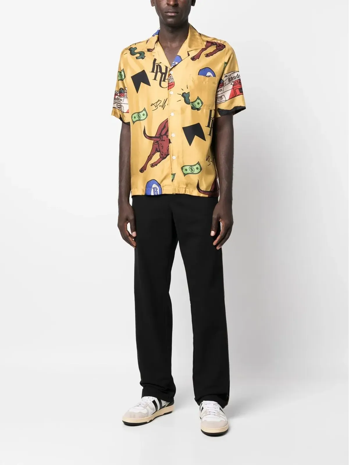 RHUDE サイドストライプディテール トラックパンツ - 画像2