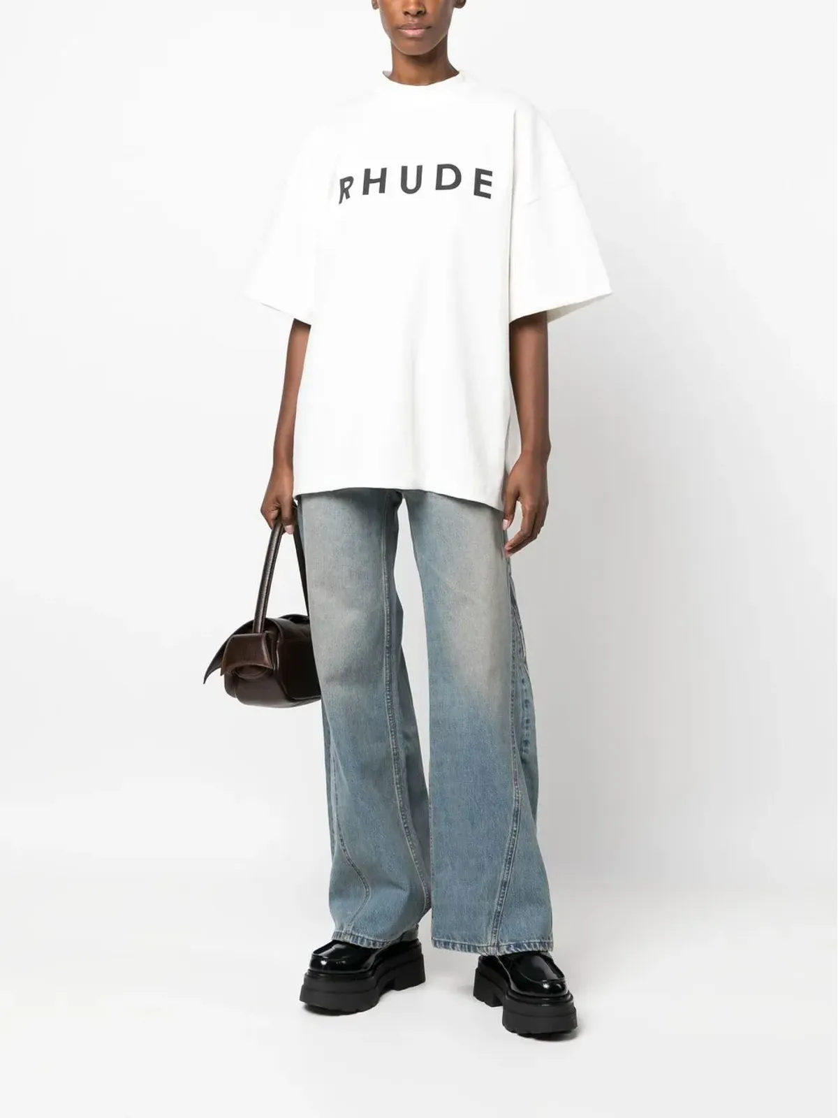 RHUDE オーバーサイズロゴTシャツ - 画像2