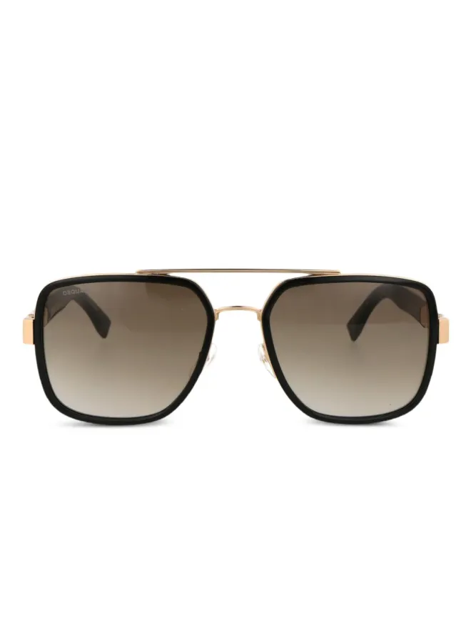 DSQUARED2 EYEWEAR DSQUARED2 EYEWEAR ロゴエンボスサングラスの商品画像