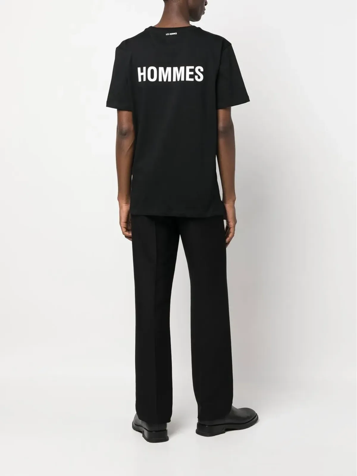 LES HOMMES ロゴプリント半袖Tシャツ - ブラック - 画像2