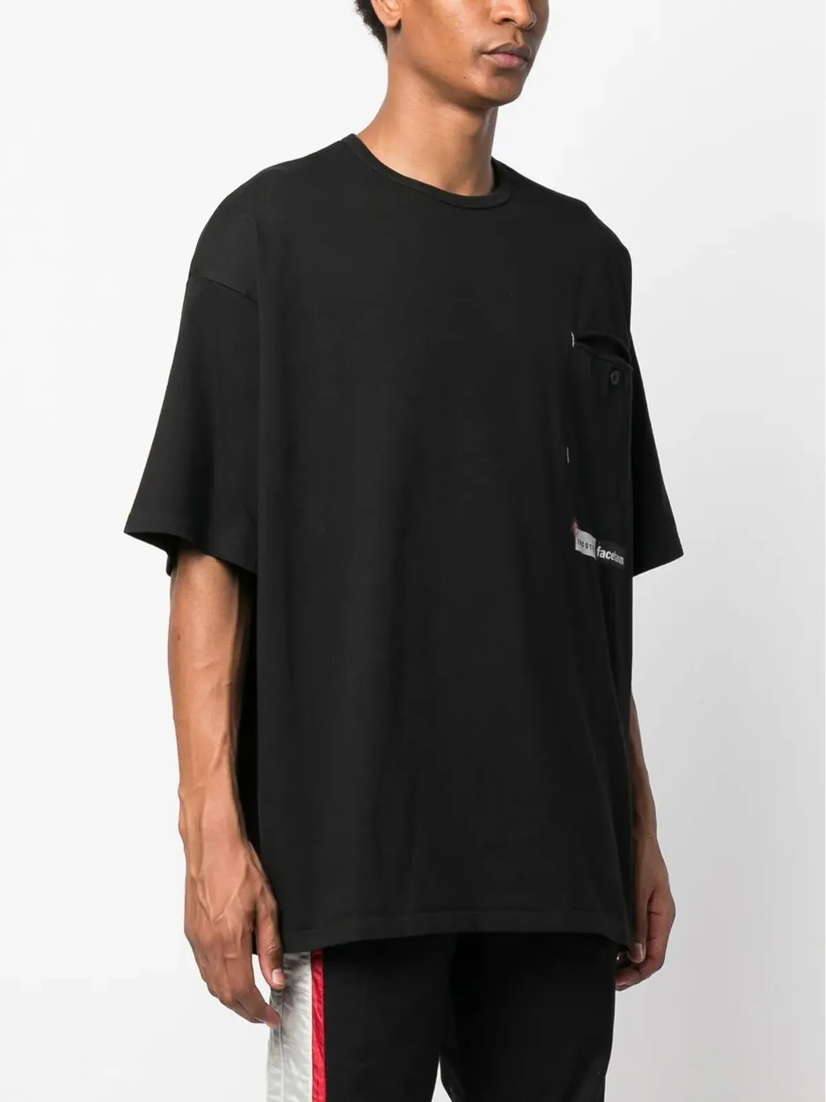 INCOTEX RED X FACETASM ロゴパッチ半袖Tシャツ - 画像3
