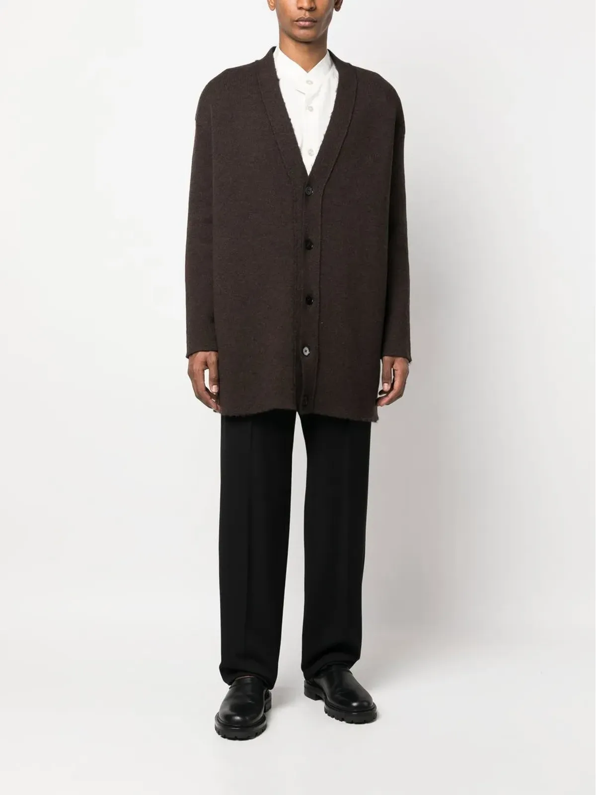Jil Sander オーバーサイズVネックカーディガン - 画像2