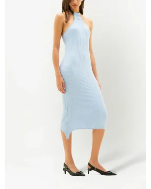 Courrèges リブニット ホルターネック ドレス - サムネイル3