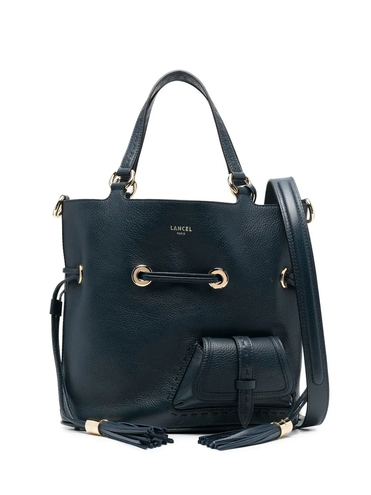 Lancel プレミア フリット バケットバッグ ブルー - 画像1