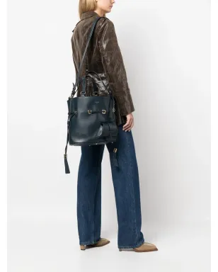 Lancel プレミア フリット バケットバッグ ブルー - サムネイル2