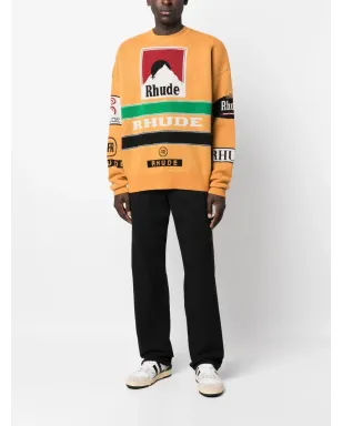RHUDE インターシャ編み クルーネック ジャンパー - サムネイル2