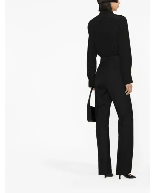 FENDI テーラード バージンウールのスリムカットパンツ - Black - サムネイル3