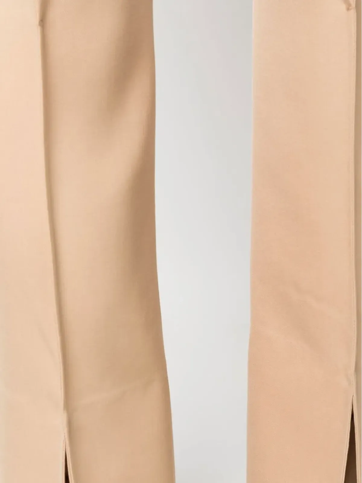 Jil Sander pintuck-detail flared trousers - Neutrals - 画像5