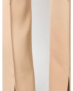 Jil Sander pintuck-detail flared trousers - Neutrals - サムネイル5