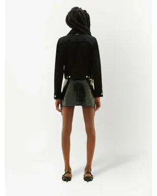 Courrèges ビニールストラップ付きミニスカート - サムネイル4
