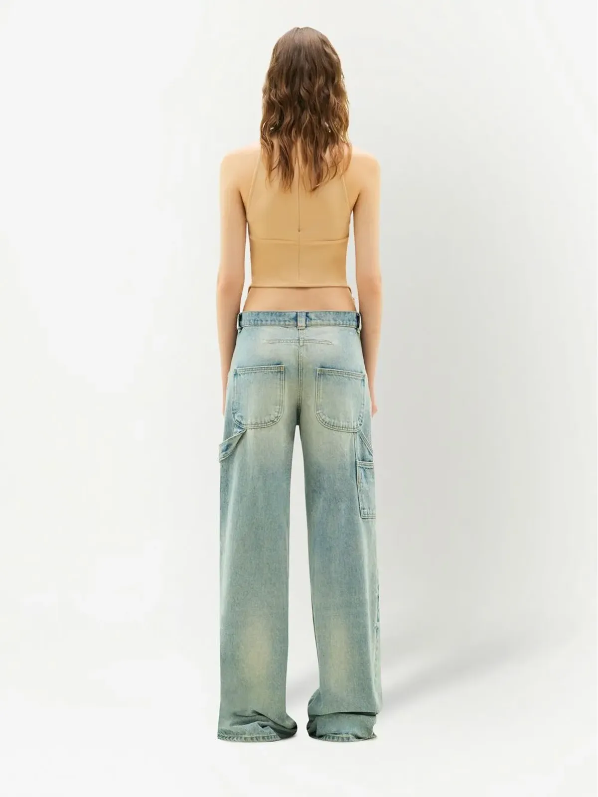 Courrèges ロゴパッチ付きクロップトップ - Neutrals - 画像5