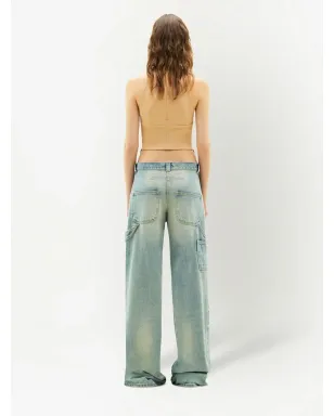 Courrèges ロゴパッチ付きクロップトップ - Neutrals - サムネイル5