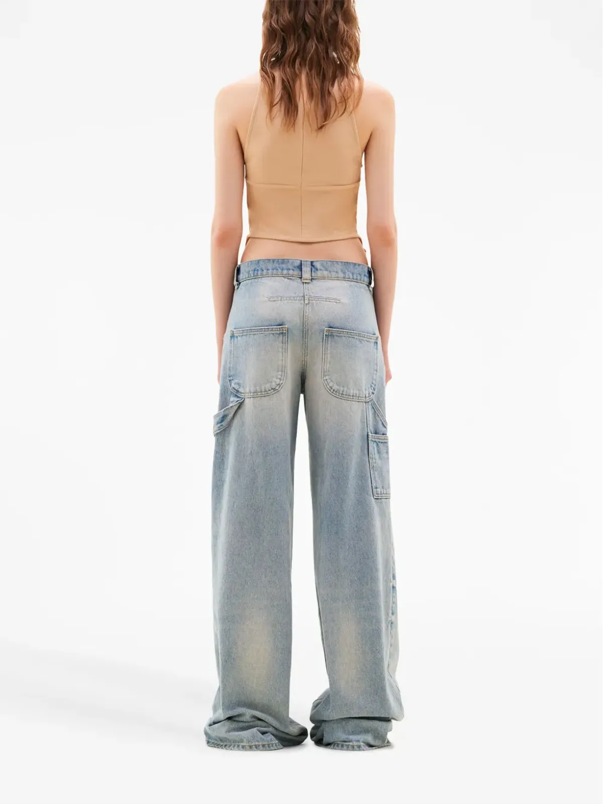 Courrèges ロゴパッチ付きクロップトップ - Neutrals - 画像4