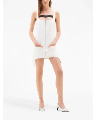 Courrèges ストラップディテール サスペンダー付きミニドレス - サムネイル2