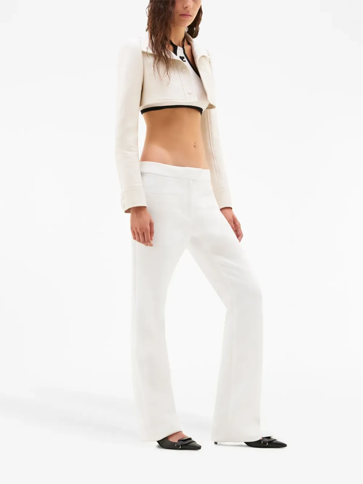 Courrèges フレアパンツ - 画像3