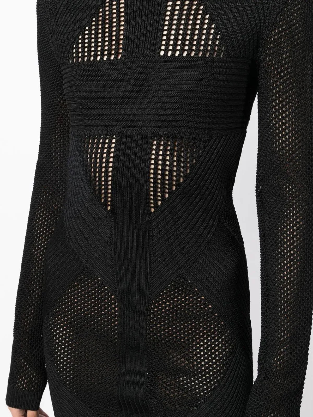 Balmain 透かし編みディテールドレス - 画像5