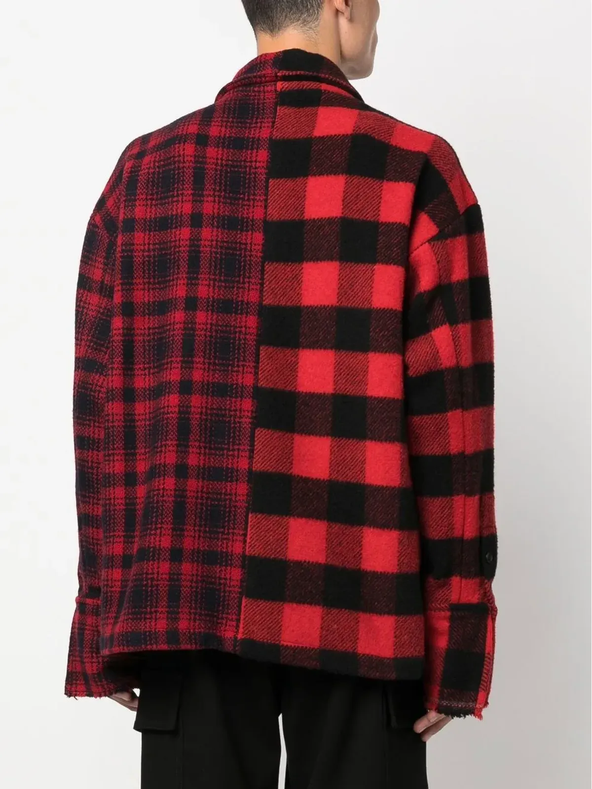 Greg Lauren チェック柄シャツジャケット - 画像4