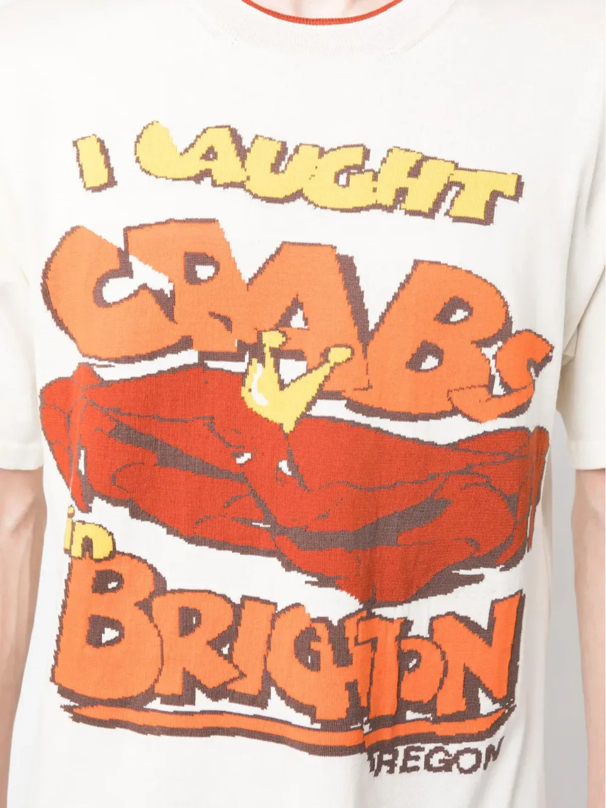 Robyn Lynch グラフィックプリント半袖Tシャツ - ホワイト - 画像5