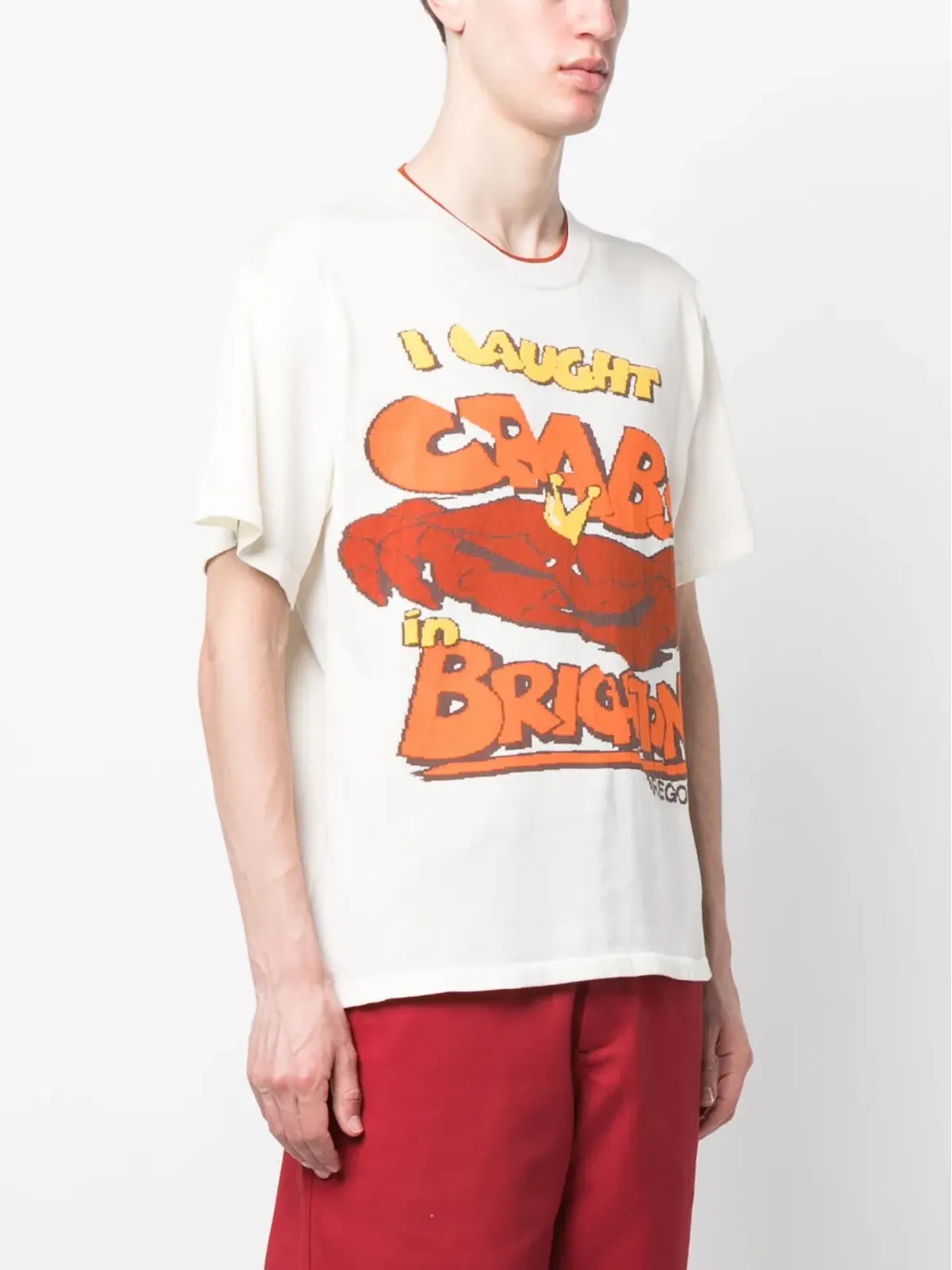 Robyn Lynch グラフィックプリント半袖Tシャツ - ホワイト - 画像3