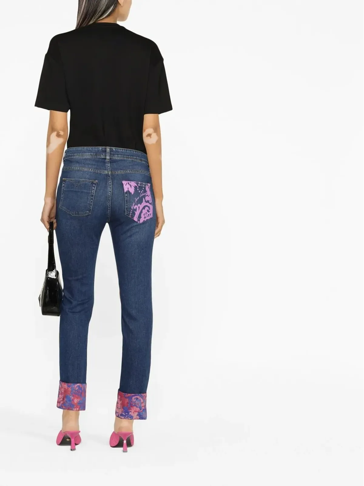 Versace Jeans Couture バロックカフス・スキニージーンズ - 画像3