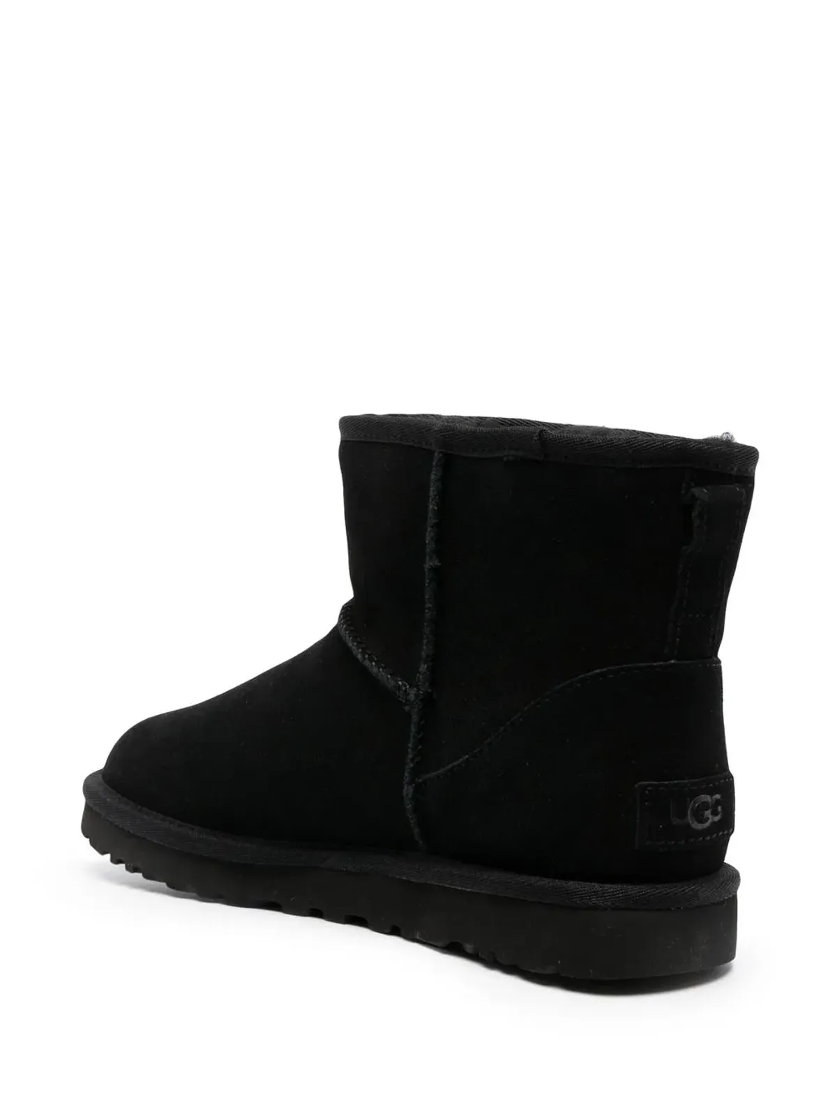 UGG クラシックミニサイドロゴブーツ ブラック - 画像3