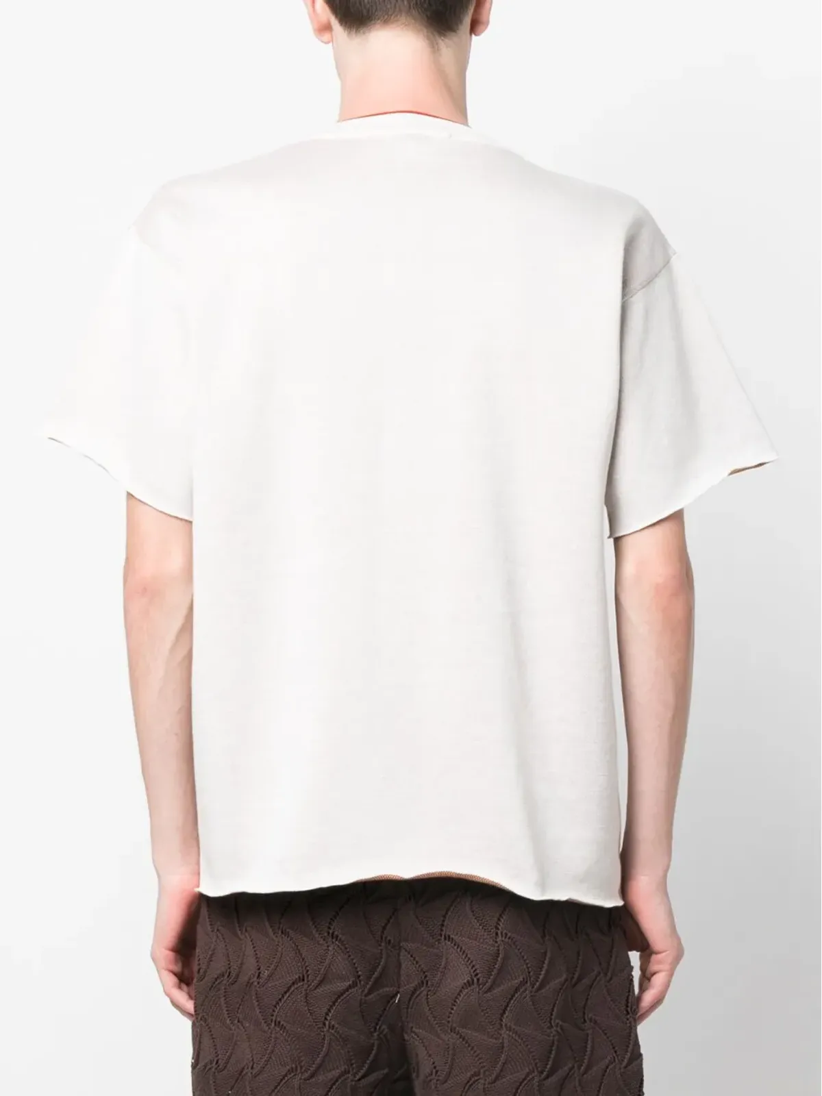 Robyn Lynch スマイリープリント コットン Tシャツ - 画像4