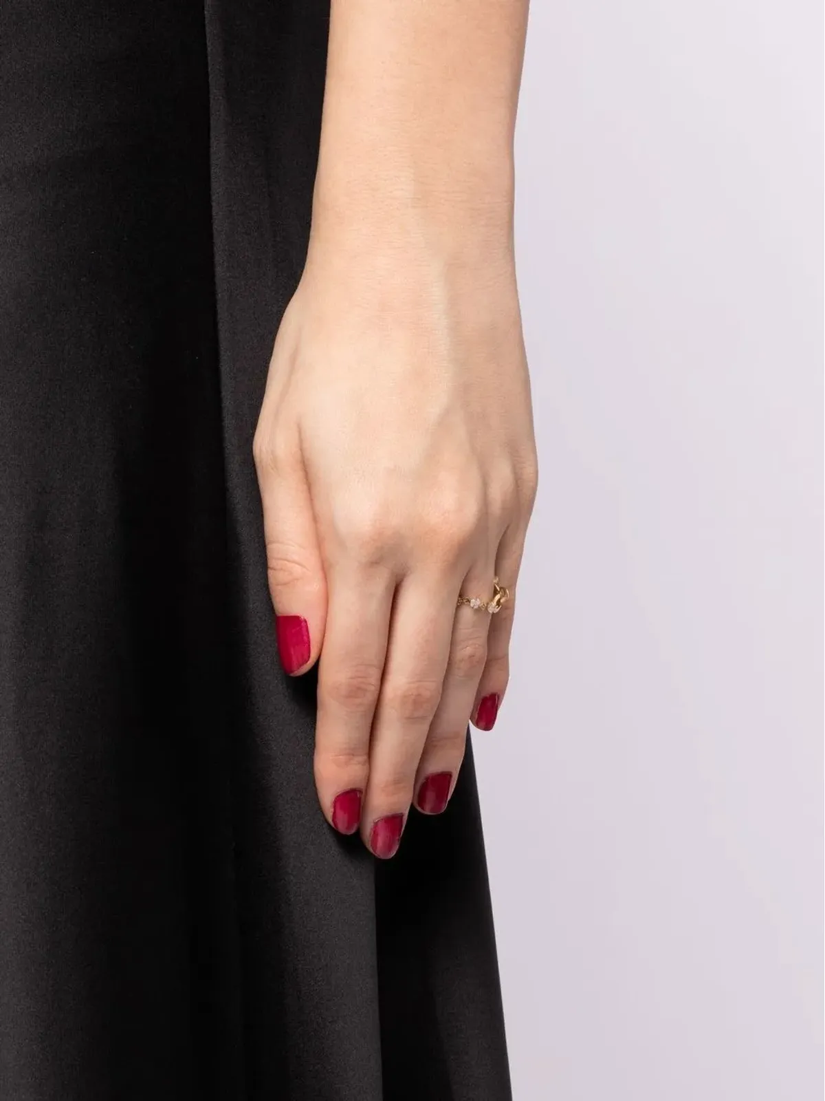 Lizzie Mandler Fine Jewelry 18kt イエローゴールド Éclat ダイヤモンド テニスリング - 画像2
