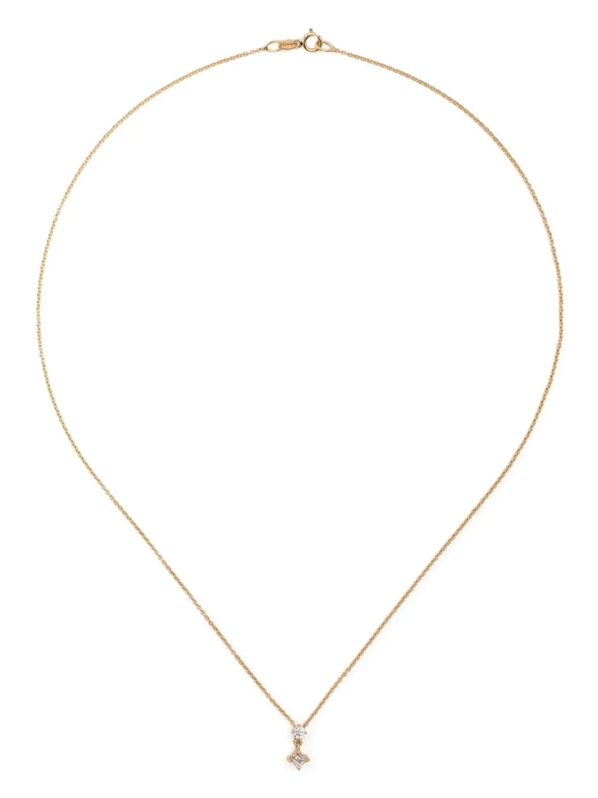Lizzie Mandler Fine Jewelry 18K イエローゴールド ミックスマッチ ダイヤモンド ネックレス - 画像3