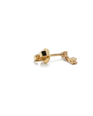Lizzie Mandler Fine Jewelry 18K イエローゴールド ミックスマッチ ダイヤモンドスタッドピアス - サムネイル4
