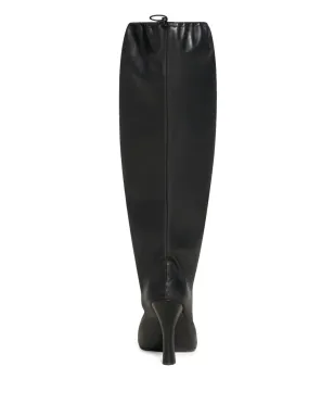 Balenciaga ファルコン レザー膝丈ブーツ ブラック - サムネイル3