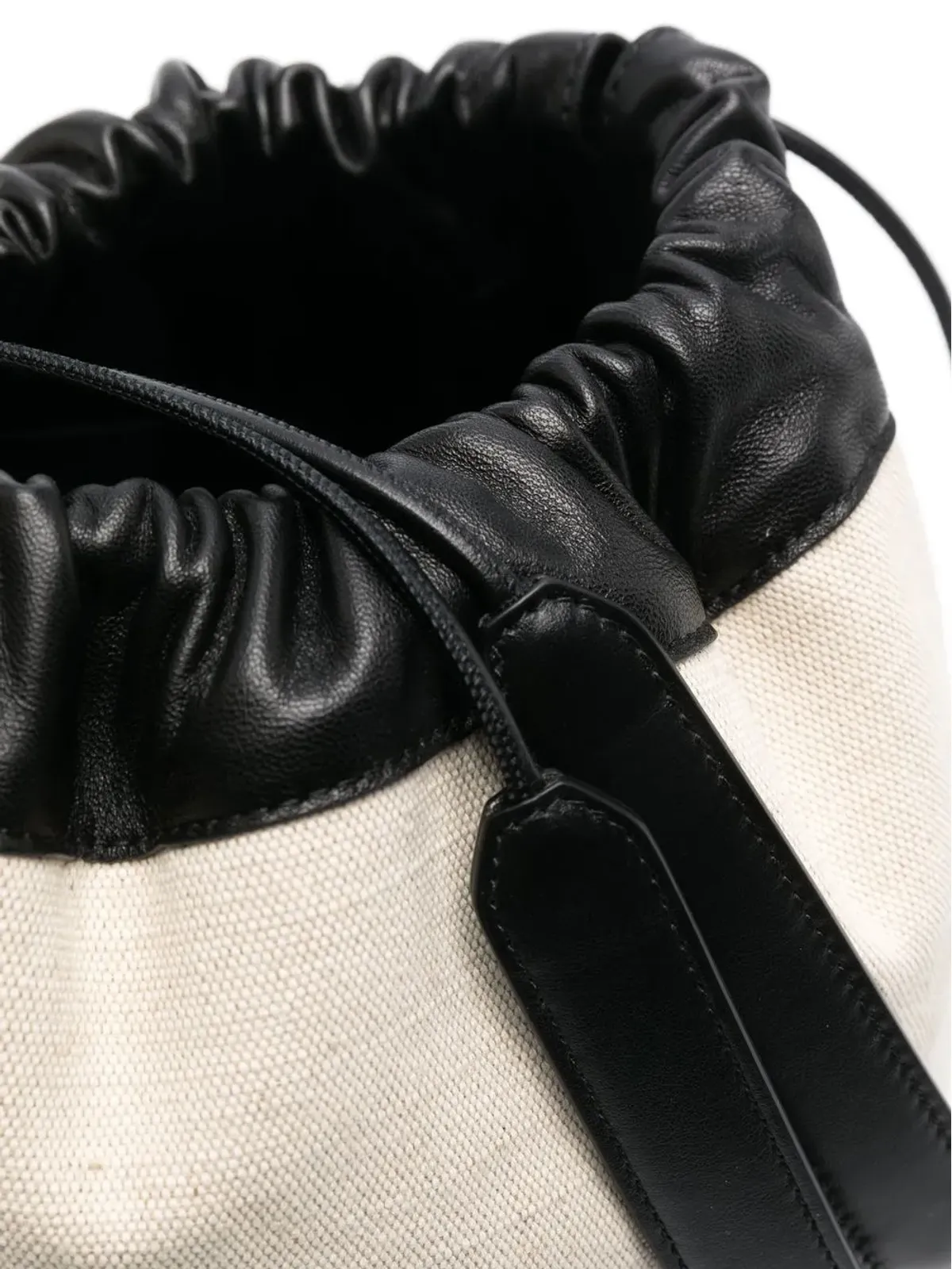 Jil Sander ロゴプリント バケットバッグ - 画像4