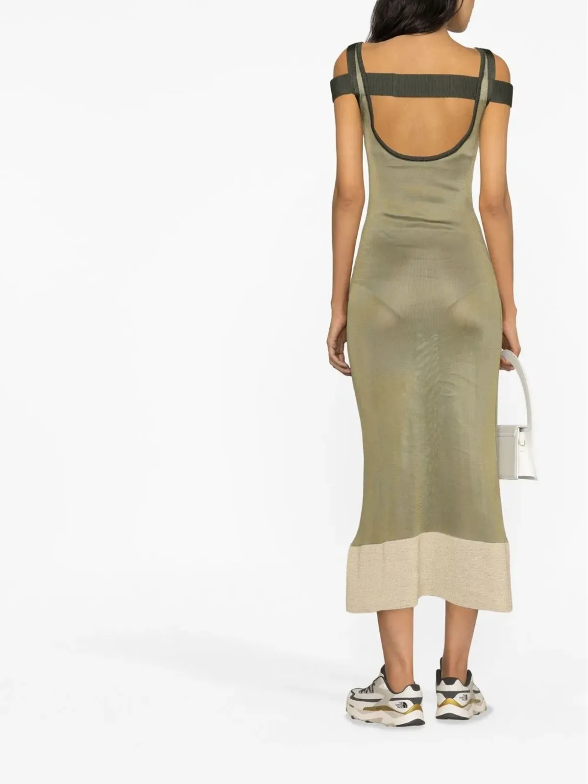Jacquemus Vネック ミディドレス - 画像4