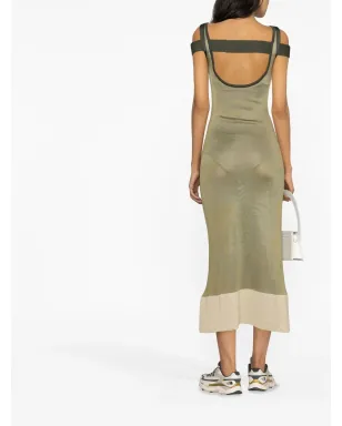 Jacquemus Vネック ミディドレス - サムネイル4