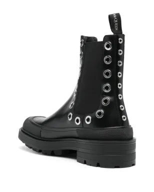 Alexander McQueen アイレットディテール チェルシーブーツ - サムネイル3