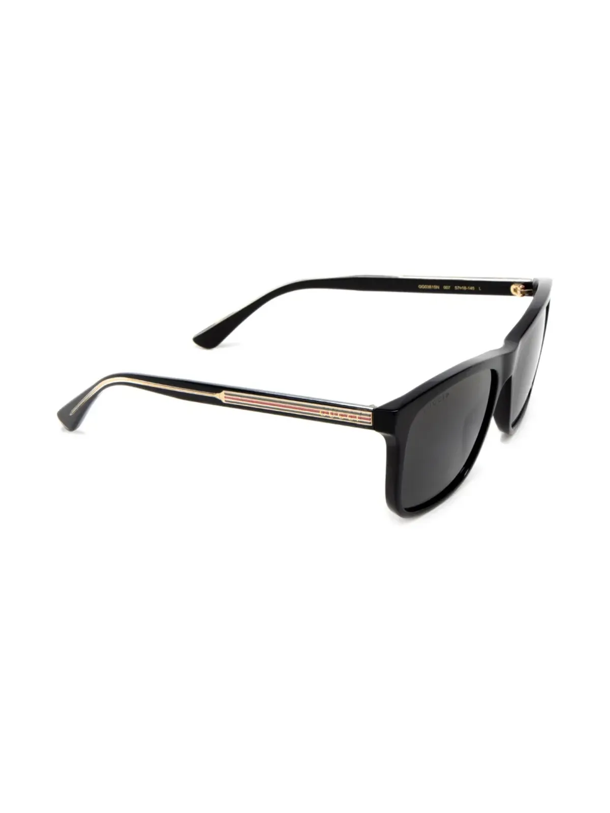Gucci Eyewear GG0381SN スクエアフレームサングラス - ブラック - 画像2