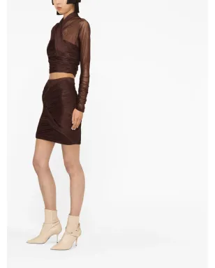 Alexander Wang シャーリングとドレープのスカート - サムネイル3