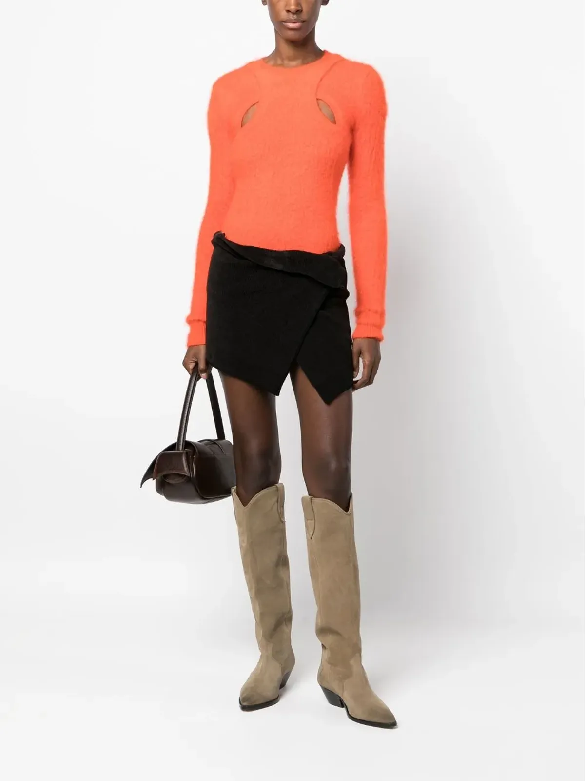ISABEL MARANT アルフォード カットアウト ジャンパー オレンジ - 画像2