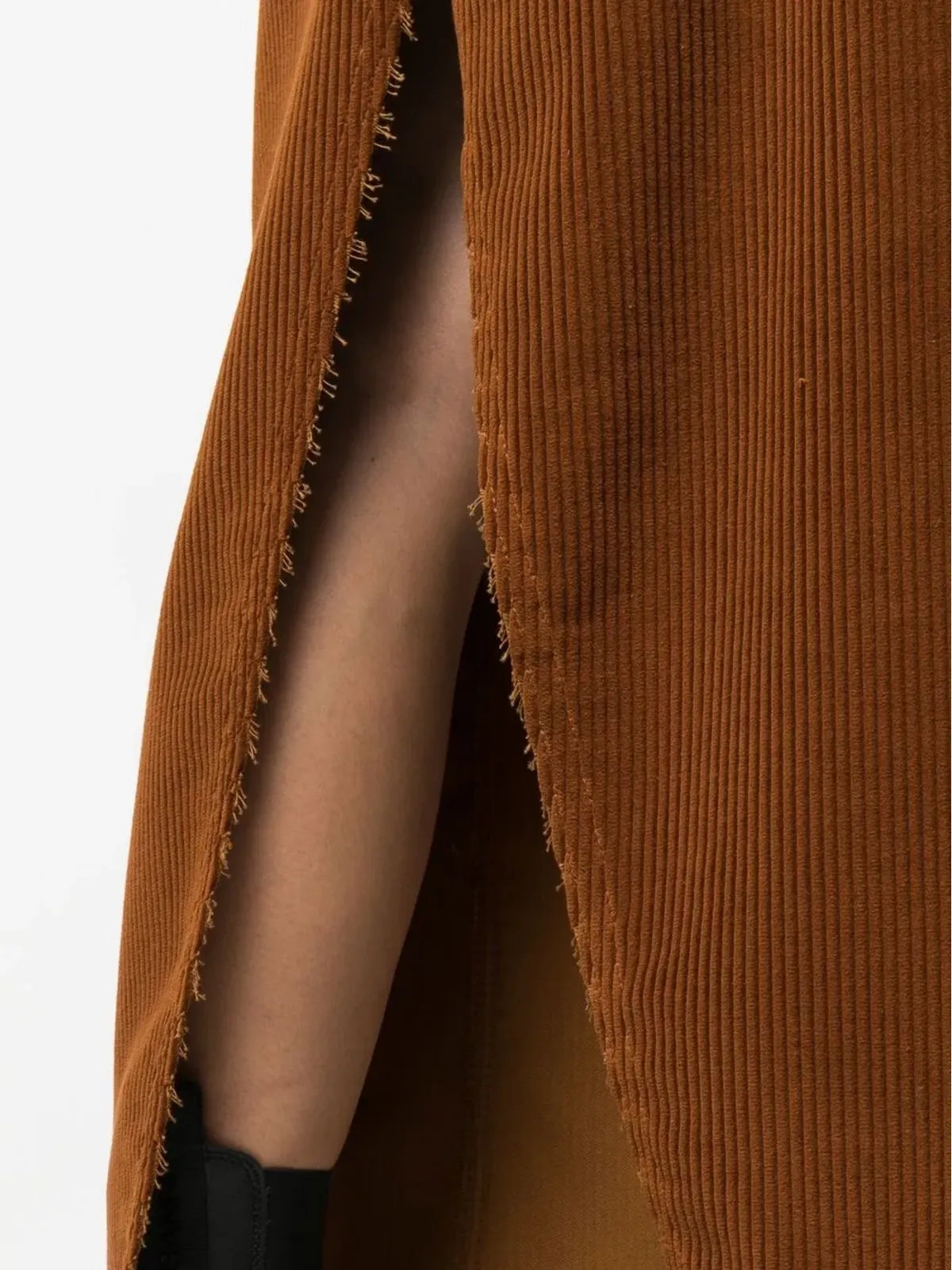 MERYLL ROGGE スリットコーデュロイマキシスカート - 画像5