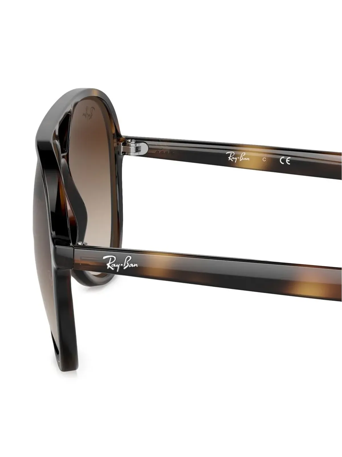 Ray-Ban RB4376 べっ甲柄 アビエータフレーム - グリーン - 画像3