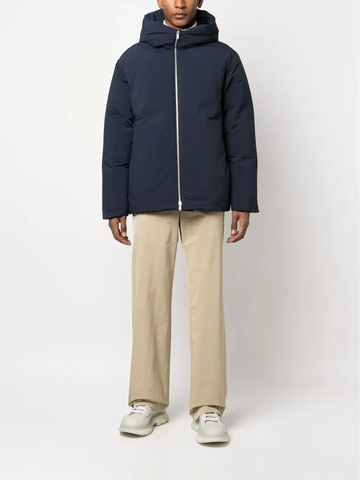 Jil Sander フード付きダウンジャケット - 画像2