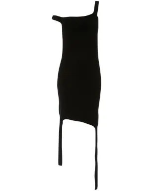 JW Anderson ファインニット アシンメトリック ミニドレス - サムネイル1