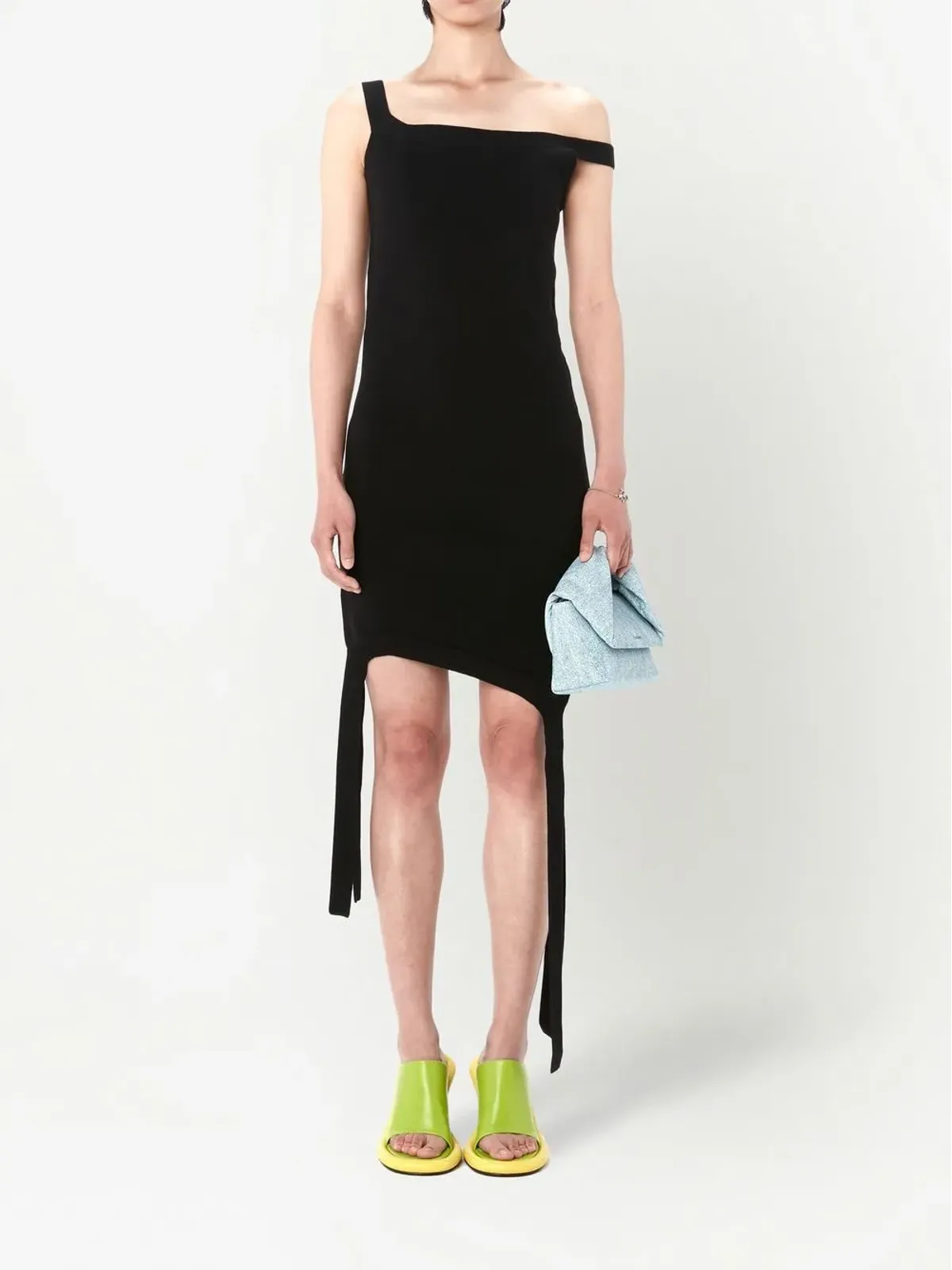 JW Anderson ファインニット アシンメトリック ミニドレス - 画像2