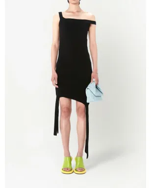 JW Anderson ファインニット アシンメトリック ミニドレス - サムネイル2