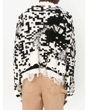 JW Anderson QRコード編みニットジャンパー - サムネイル5