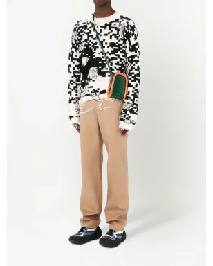 JW Anderson QRコード編みニットジャンパー - サムネイル2