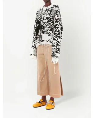 JW Anderson QRコード編みニットジャンパー - サムネイル3