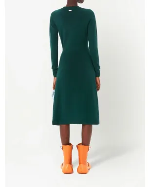 JW Anderson バックルウエスト ミディドレス - グリーン - サムネイル4