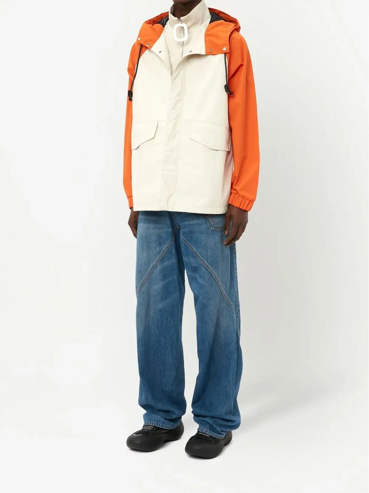 JW Anderson ツートーンフード付きジャケット - 画像2